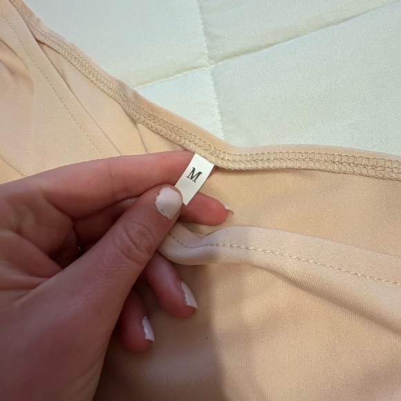 Amazon Women's One Shoulder Maxi Dress Champagne Wedding Size M - Picture 9 of 9